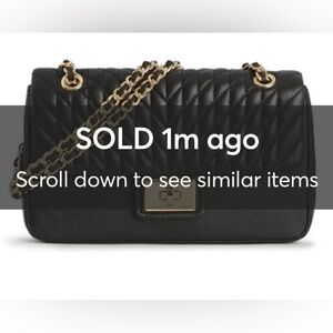 🚫SOLD OUT🚫 Karl Lagerfeld Black Quilted Shoulder Bag NWOT